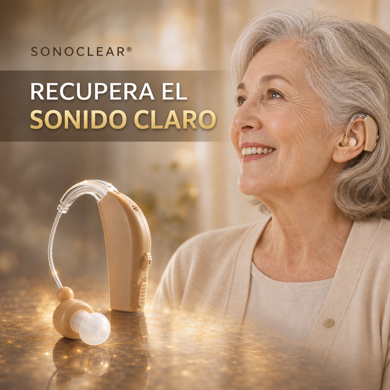 AUDIFONO AMPLIFICADOR RECARGABLE