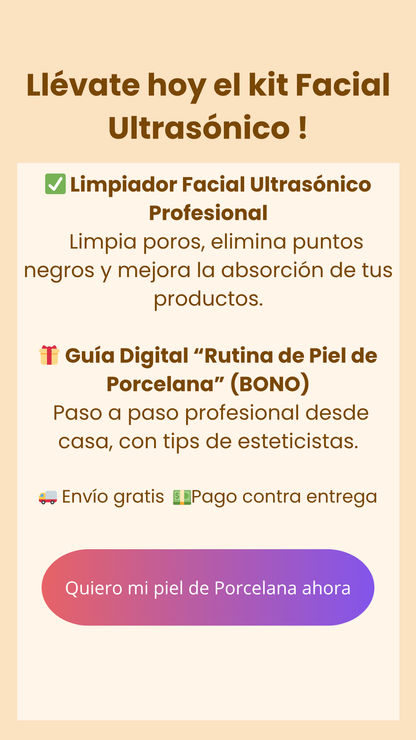 KIT FACIAL ULTRASÓNICO