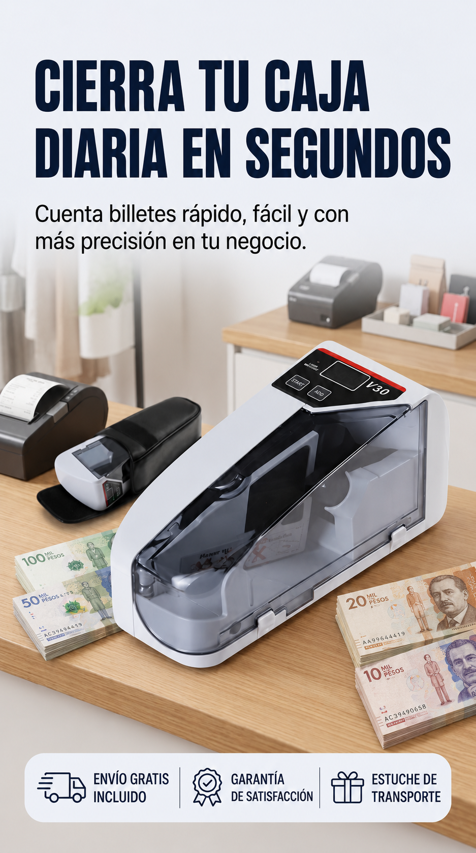 MINI CONTADORA DE BILLETES