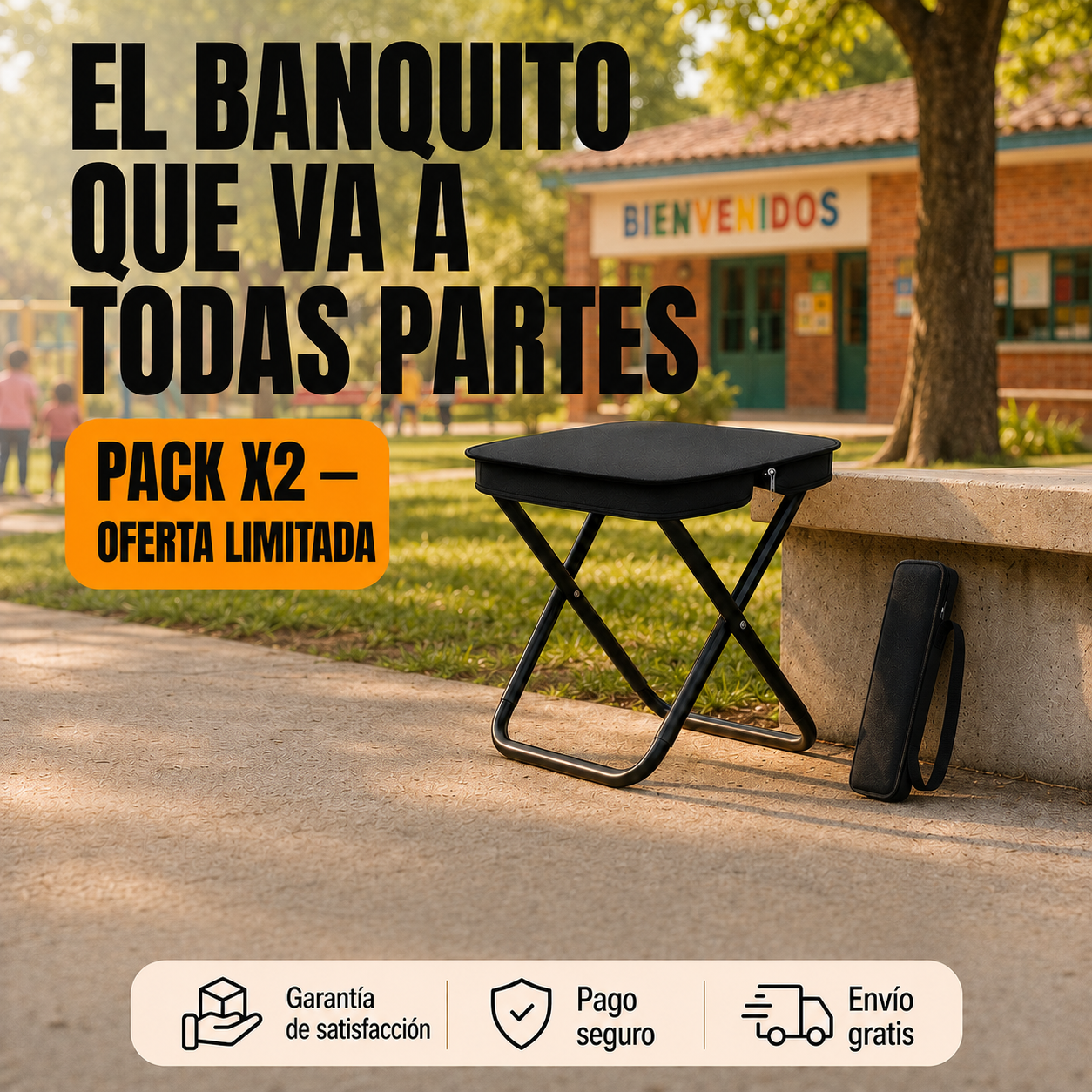 Silla Bolso Plegable Portátil