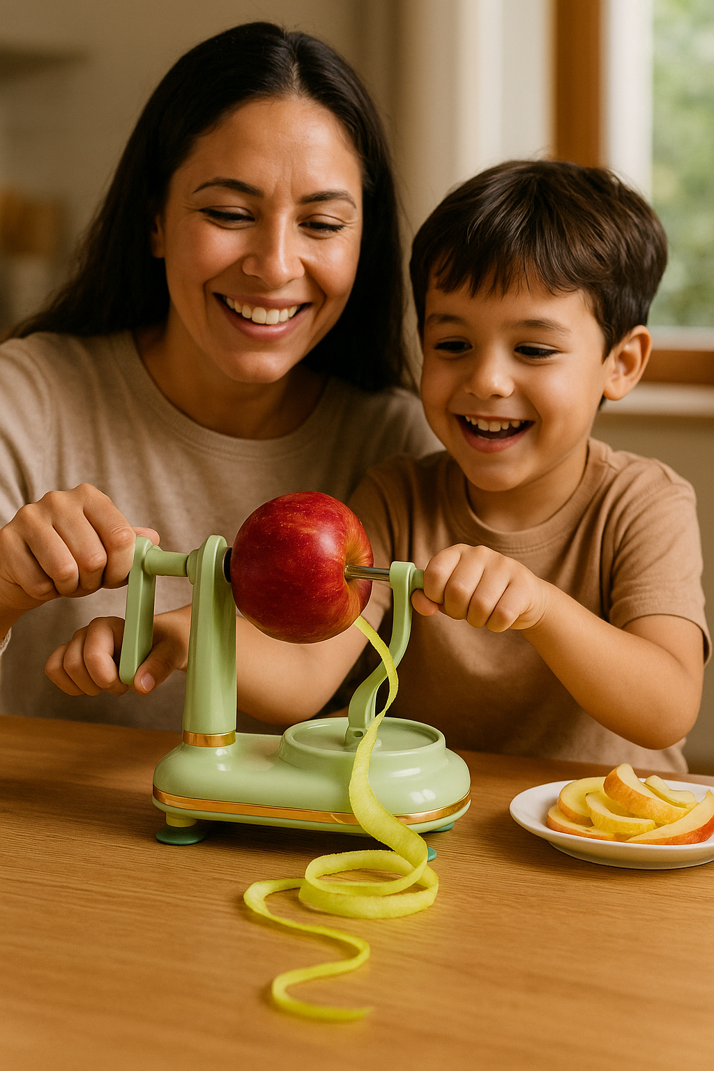 PELADOR DE MANZANA MANUAL