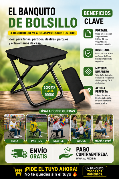 Silla Bolso Plegable Portátil