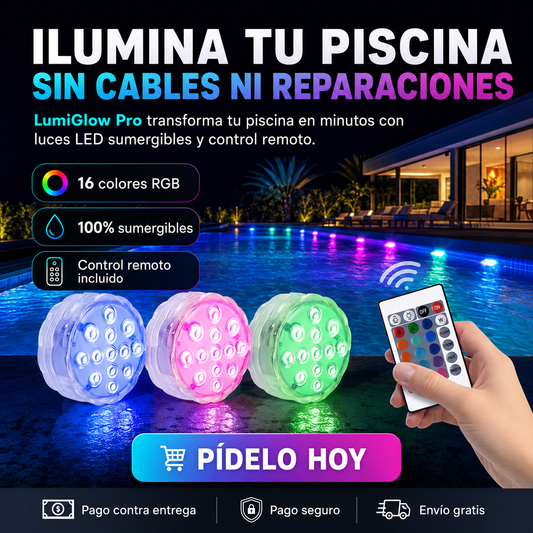 Luces LED Sumergibles RGB