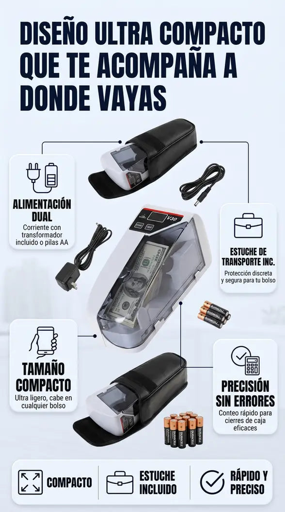 MINI CONTADORA DE BILLETES