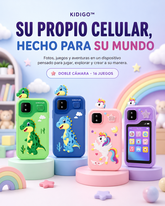 KIDIGO™ | Su Propio Celular, Hecho para su Mundo