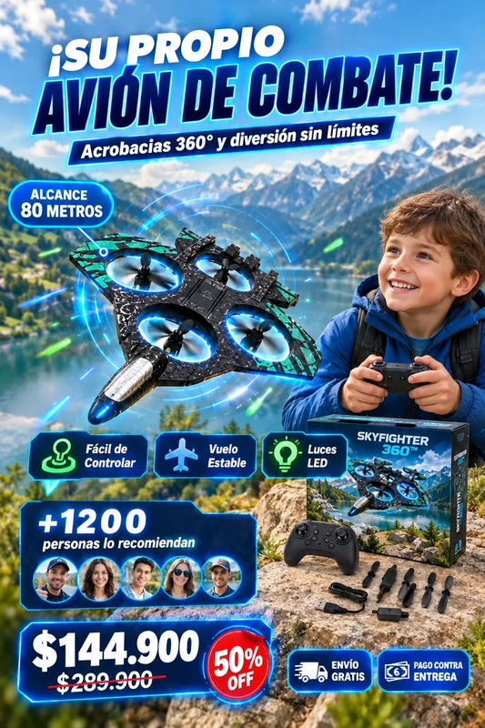 SKYFIGHTER 360™ | Avión de Combate a Control Remoto